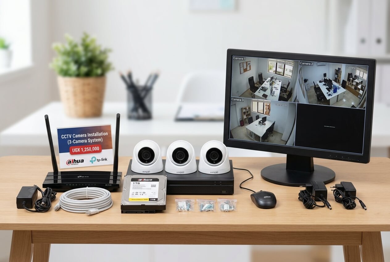 CCTV Camera Installation (3 Camera System)