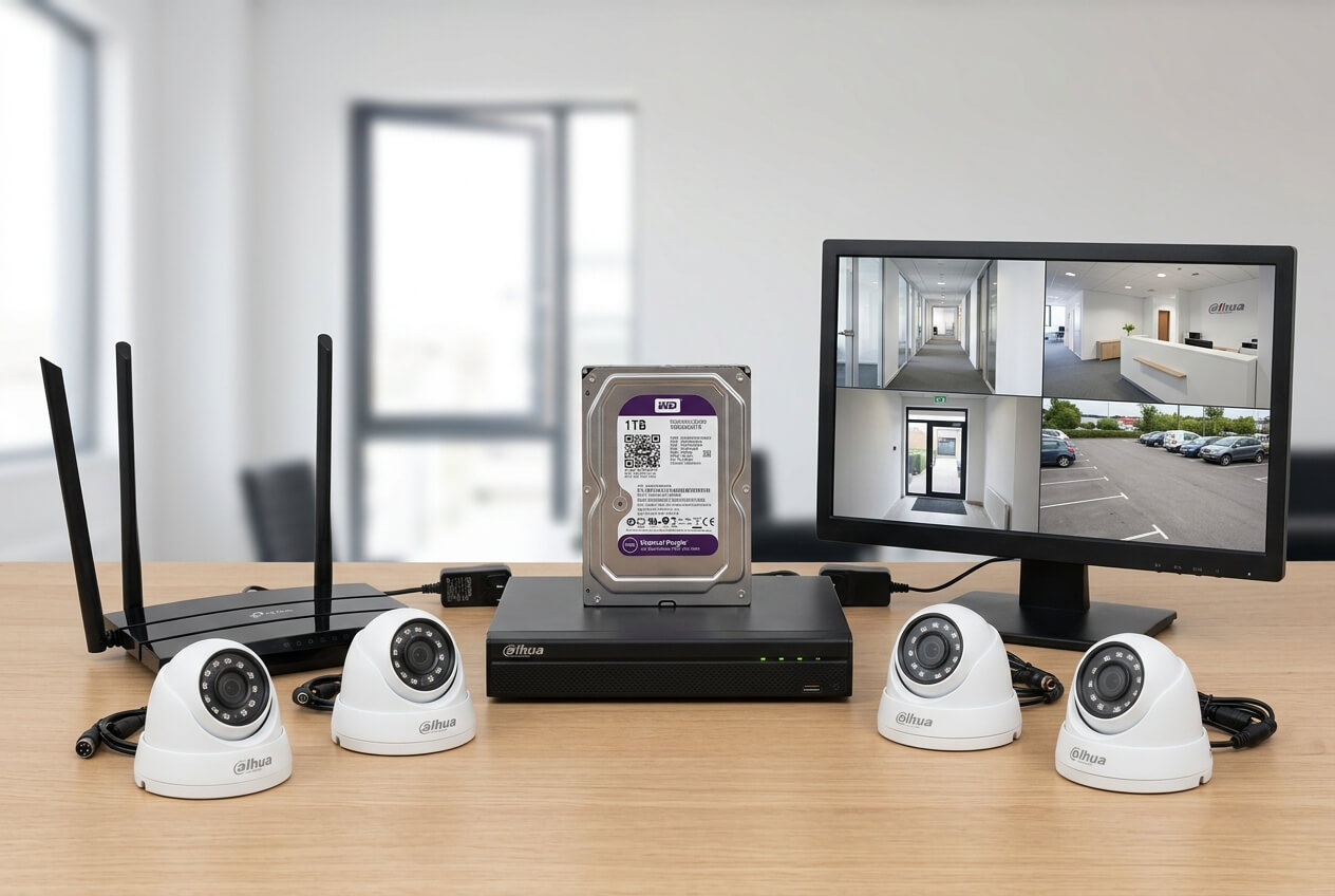 CCTV Camera Installation (4 Camera System)