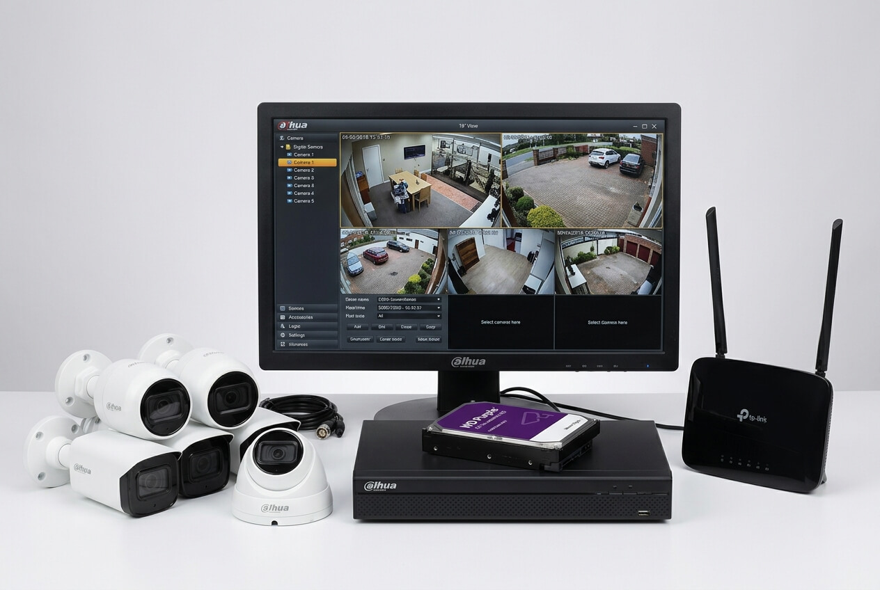 CCTV Camera Installation (5 Camera System)