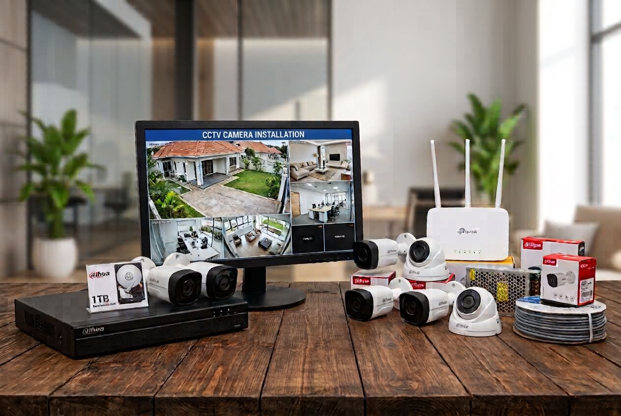 CCTV Camera Installation (6-Camera System)