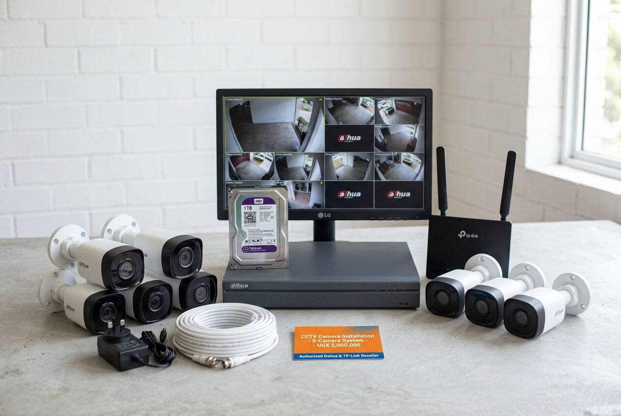 CCTV Camera Installation (8-Camera System)