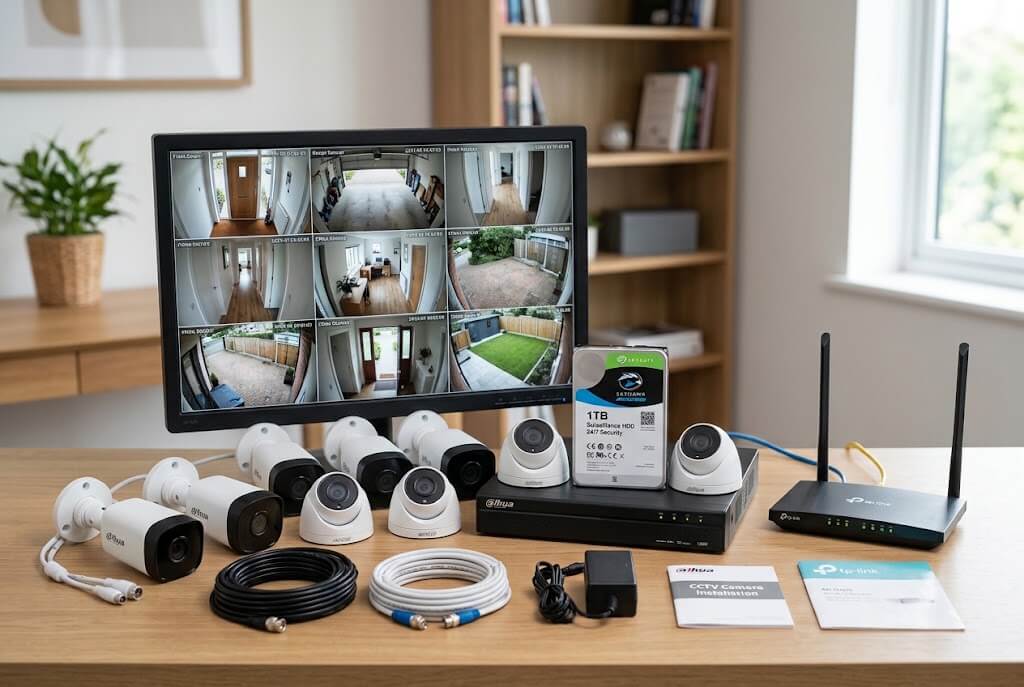 CCTV Camera Installation (9-Camera System)