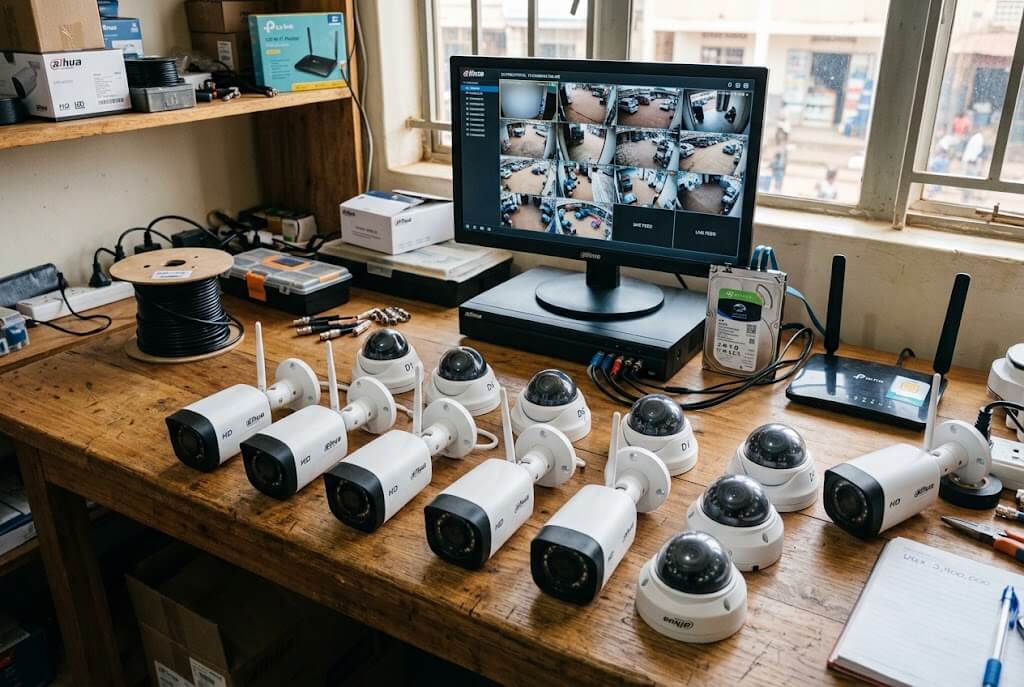 CCTV Camera Installation (13 Camera System)