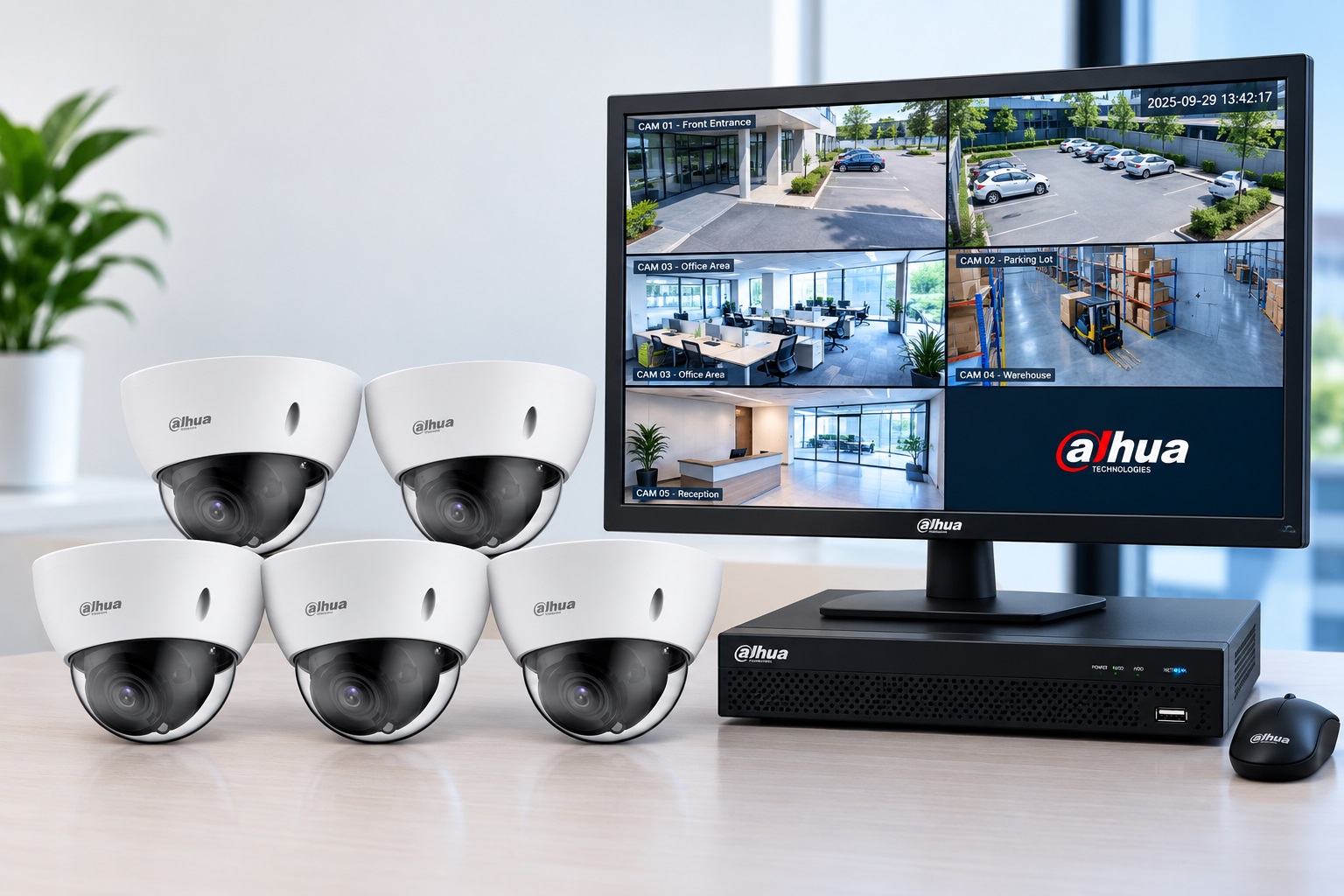 IP Camera Installation (5-Camera System)