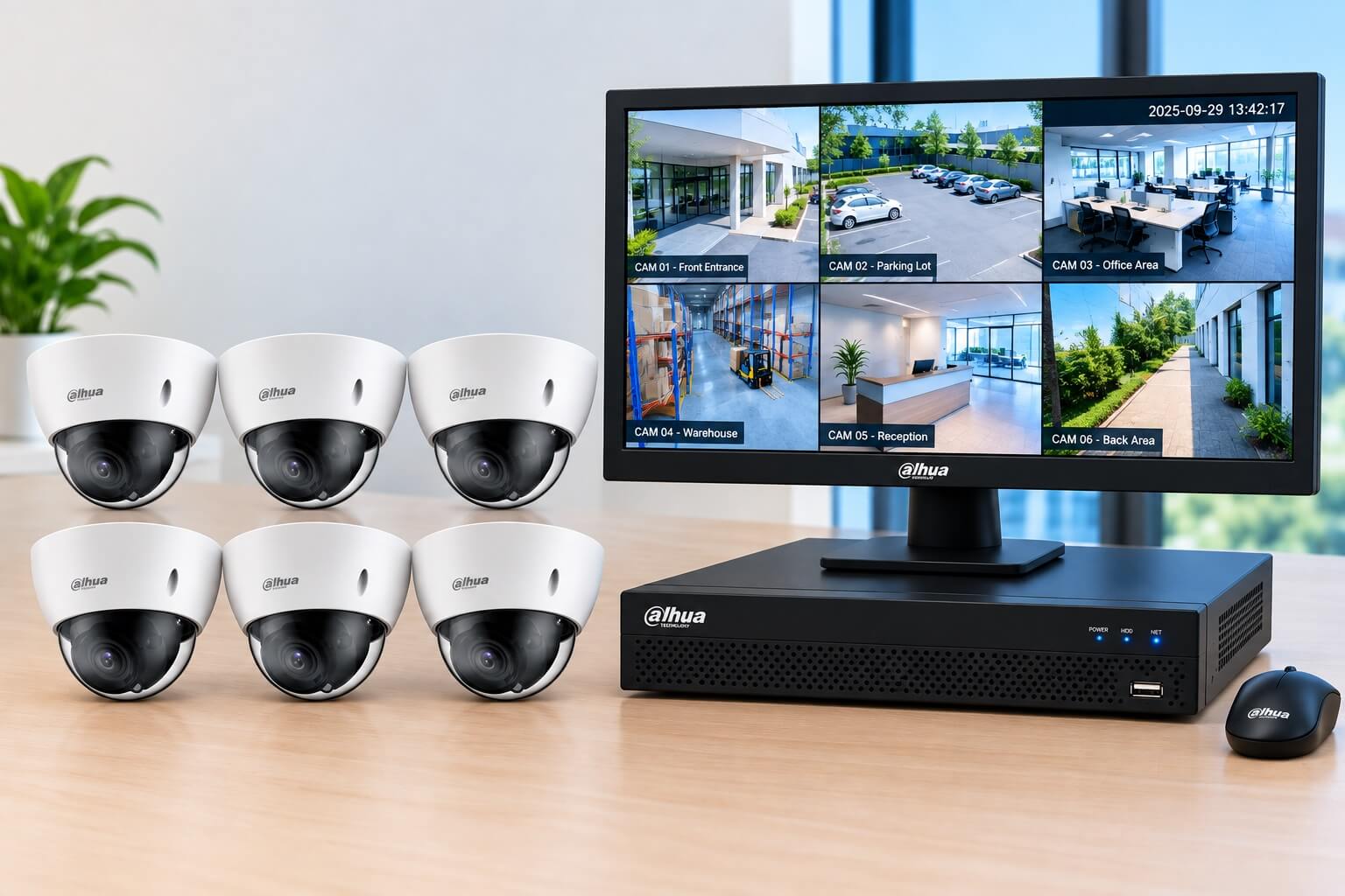 IP Camera Installation (6-Camera System)